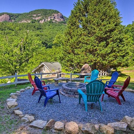 Unique Chimney Rock Cottage With Breathtaking Views Lake Lure Exterior foto