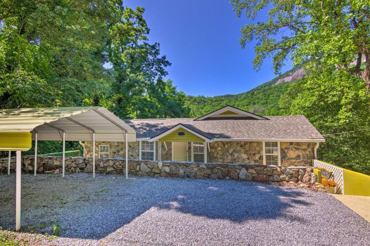 Unique Chimney Rock Cottage With Breathtaking Views Lake Lure Exterior foto