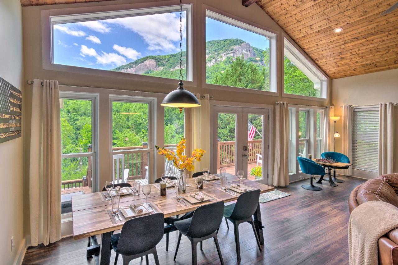 Unique Chimney Rock Cottage With Breathtaking Views Lake Lure Exterior foto