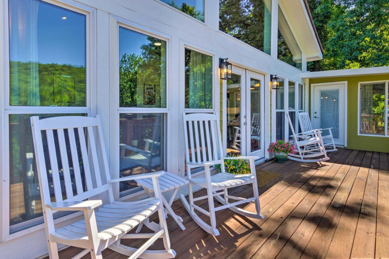 Unique Chimney Rock Cottage With Breathtaking Views Lake Lure Exterior foto